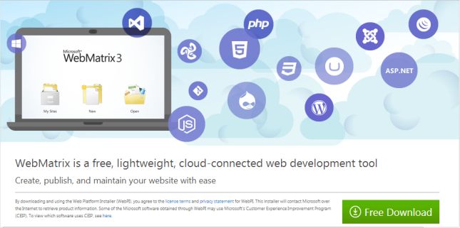 WebMetrix Installation